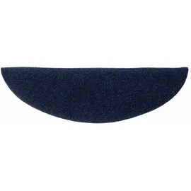 vidaXL Stufenmatten Selbstklebend 5 Stk. 56x17x3 cm Marineblau Halbrund
