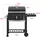 casa.pro Holzkohlegrill Arnad 105 x 114 x 47,5 cm Schwarz 
