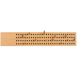 We Do Wood - Scoreboard Garderobe groß, horizontal, Eiche natur