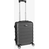 H4L Koffer Trolley Reisekoffer Hartschalenkoffer ABS Anthrazit 38x23x55cm