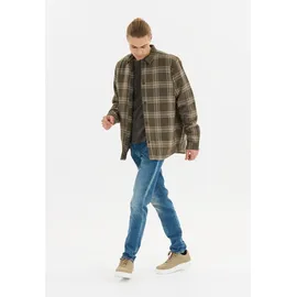 Whistler Fleeceshirt "Hobbis", Herren, Gr. L, braun, 60% Baumwolle, 40% Polyester, gestreift, unifarben, normal, ohne Ausschnitt, Shirts, mit zwei praktische Seitentaschen