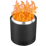 Vevor Feuerstelle Ø 39,4 cm Schwarz