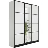 kier furniture Drehtürenschrank Eden v2 156,4 x 205 x 39 cm Weiß