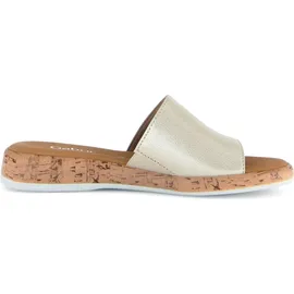 Gabor (0) Klassische Pantoletten Damen 31393931363039 Beige 40 1/2 EU - Beige - 40,5
