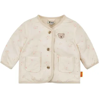 Steiff Jacke EU Größe 74 buttercream, Outdoor Jacke für Freizeit und Alltag, stylische Kinderjacke, warm und bequem, waschmaschinenfest - 74