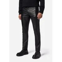 RICANO Lederhose No. 3 TR – Slim Fit Lederhose aus Lamm Leder im 5-Pocket-Stil schwarz 30