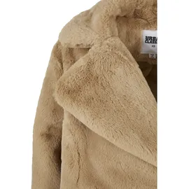 URBAN CLASSICS Ladies Lapel Teddy Jacket unionbeige S Beige