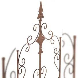 CLP Rankgitter Burgus 2er Set Eisen  antik Braun