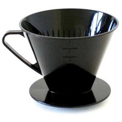 axentia Kaffeebereiter, Kaffeefilter oder Kaffeedauerfilter, für 4 Tassen – Made in Germany schwarz