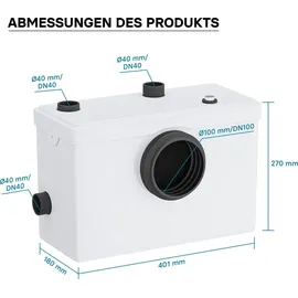 Wiltec 3/1 Kleinhebeanlage Abwasserhebeanlage