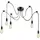 ISOLED Spider 5-flg. 150-200 cm rund schwarz