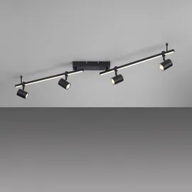Paul Neuhaus Barik 4-flammig 120 cm schwarz
