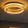 GLOBO Deckenleuchte 1 x LED dimmbar gold