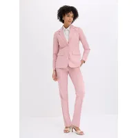 bonprix Hosenanzug, rosa, Gr.38, klassischer Hosenanzug mit Viskose-Anteil