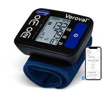 Hartmann Veroval compact + Handgelenk-Blutdruckmessgerät BPW 26, einfache Handhabung, 3-fach Messung, Datenübertragung auf App, Bluetooth