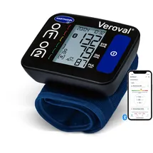 Hartmann Veroval compact + Handgelenk-Blutdruckmessgerät BPW 26, einfache Handhabung, 3-fach Messung, Datenübertragung auf App, Bluetooth