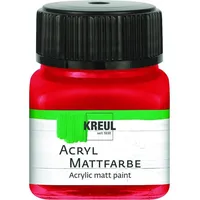 Kreul Acryl Mattfarbe 1 St. Dunkelrot 20 ml