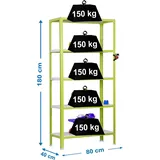 Simonrack – Homeclick COLOR Mini 5/400 Grün/Weiß)