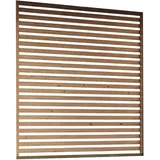Karibu Pavillonseitenteil Seitenwand Lamellen Optik, 213x228 cm, verschiedene Größen, für Pavillon Quadratus beige 213 cm x 228 cm