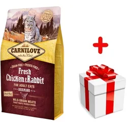Carnilove Fresh Huhn Kaninchen Adult Katze 6 kg  + Überraschung für die Katze