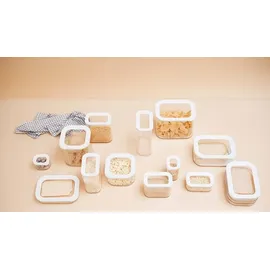 Mepal Modula Küchendose weiß 1 l 4-teiliges Set