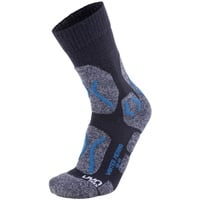 Uyn Winter Merino Socken - Anthracite Melange / Petrol Blue - EU 35-38