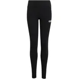 adidas Essentials Leggings, black/white 7-8 Years