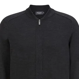 Maerz Muenchen Strickjacke MAERZ MUENCHEN "Maerz Muenchen 585600 Strickjacke Herren Bekleidung", Herren, Gr. 54, dunkelgrau, 100% Wolle (Merino), Strickjacken Strickjacke