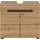 WELLTIME Waschbeckenunterschrank REHAT 2 Türen 63 x 55 cm Grau