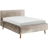 Meise Möbel Polsterbett Mattis - beige ¦ Maße (cm): B: 161 H: 105