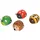 Small Foot Company small Foot Rückziehtiere Kleine Freunde, 12 Mini-Fahrzeuge aus Holz im farbenfrohen Tierdesign, praktisches Display, für Kinder ab 12 Monaten, 12717