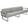 Zebra Technologies Belvedere Lounge Rahmen 3-Sitzer