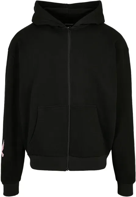 Mister Tee Doves O Fullzip Sweatshirt Schwarz XL