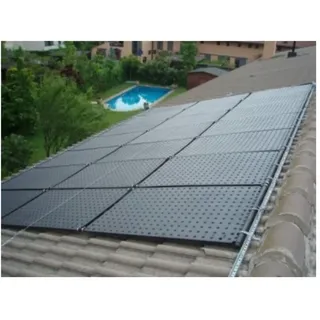 OKU Obermaier GmbH OKU Solarabsorber Komplettset bis 18 m2 Wasseroberfläche 9 Kollektoren