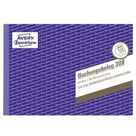 Avery Zweckform 308 DIN A5 quer 50Blatt
