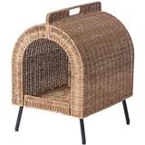 IKEA UTSÅDD Katzenhaus Rattan