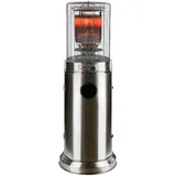 DEMA Edelstahl Gas Heizer Terrassenheizstrahler Santorin 5 - 10 kW 360°