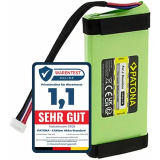 PATONA Akku Ersatz für JBL GSP0931134 01, 10000mAh 7,4V Li-Polymer, kompatibel mit JBL Boombox, JEM3316, JEM3317, JEM3318 Soundbox, Bluetooth Lautsprecher, Boxen Speaker