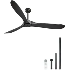 Vevor 180 cm Deckenventilator Schwarz