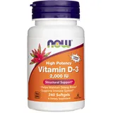 NOW Foods Vitamin D-3 2000 IU Softgels 240 St.