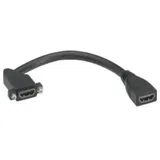Hager HDMI-Kabel GMDSHDMI Buchse-Buchse 2 m Schwarz
