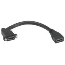 Hager HDMI-Kabel GMDSHDMI Buchse-Buchse 2 m Schwarz