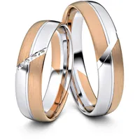Trauringe Bad Oeynhausen 333er Weifl-/Rotgold - 4364