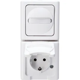 Kopp Schuko-Steckdose 2-fach Weiß 1 St.