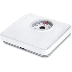 Soehnle Analoge Personenwaage Tempo White, mit 130 kg Tragkraft, 61098