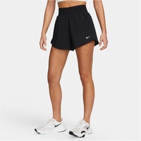 Nike One Dri-FIT 2-in-1-Shorts mit hohem Taillenbund für Damen schwarz