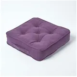 Homescapes Sitzkissen 40 x 40 cm lila 1 St.