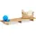 Relaxdays Badewannenablage Bambus Braun