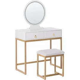 Beliani Beliani, Schminktisch, Auxon (80 x 40 x 132 cm)