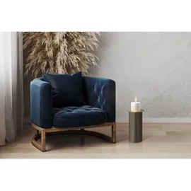 Kayoom Kerzenhalter Bodenkerzenständer Art Deco 185 Metall Grau